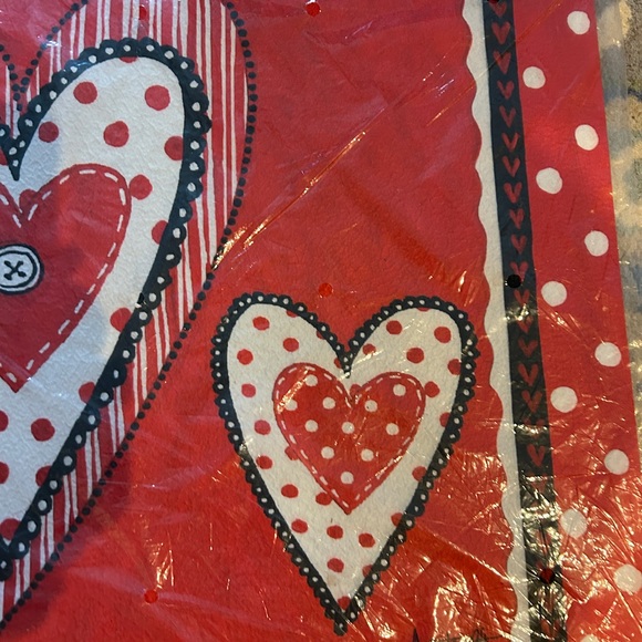 18”x30” Valentines floor mat with rubber backing. Perfect for the porch or house - Picture 4 of 5